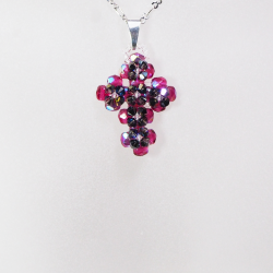 Pendant 30cm - Trisha-Silver Chain - Pendant 30cm - Laiton argenté